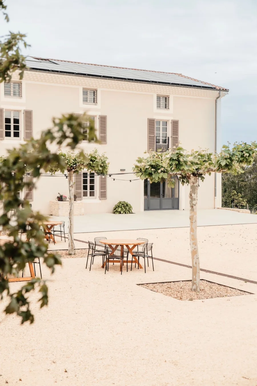 Demeure entourée de vignes accueillant une Journée Signature